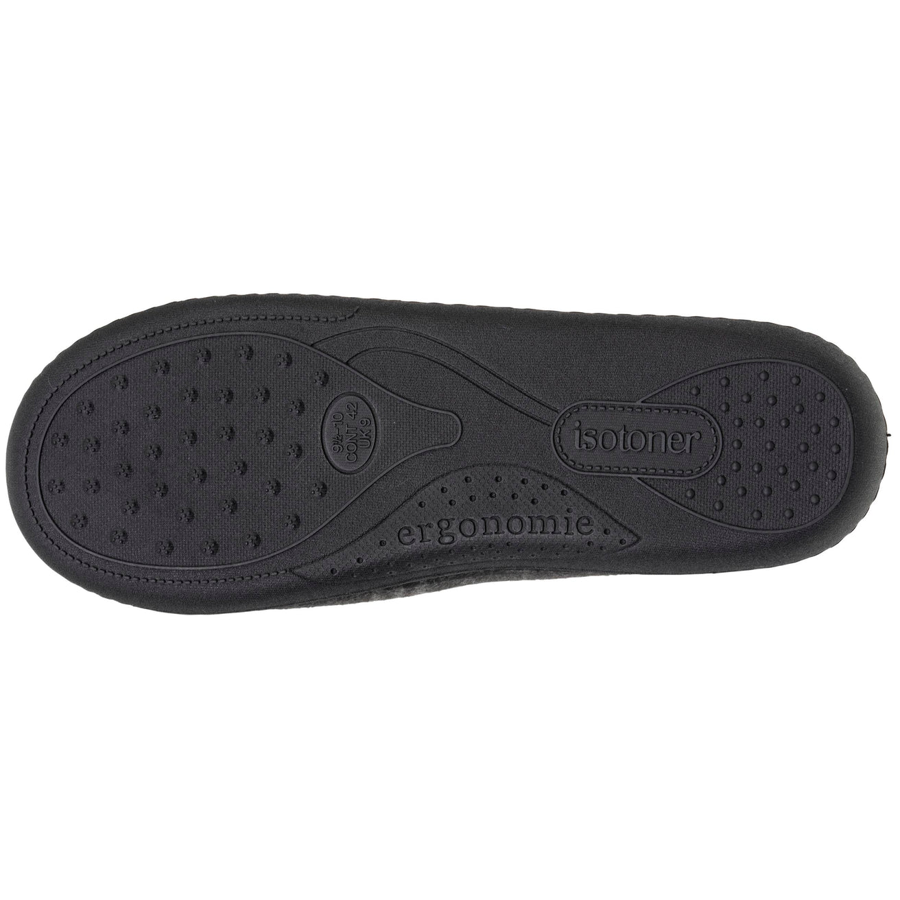 Zapatillas de casa cerradas Hombre Tartán Gris