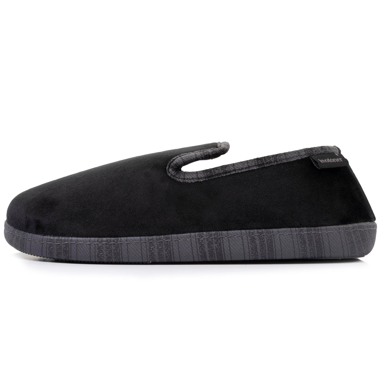 Zapatillas de casa cerradas Hombre tartán Negro