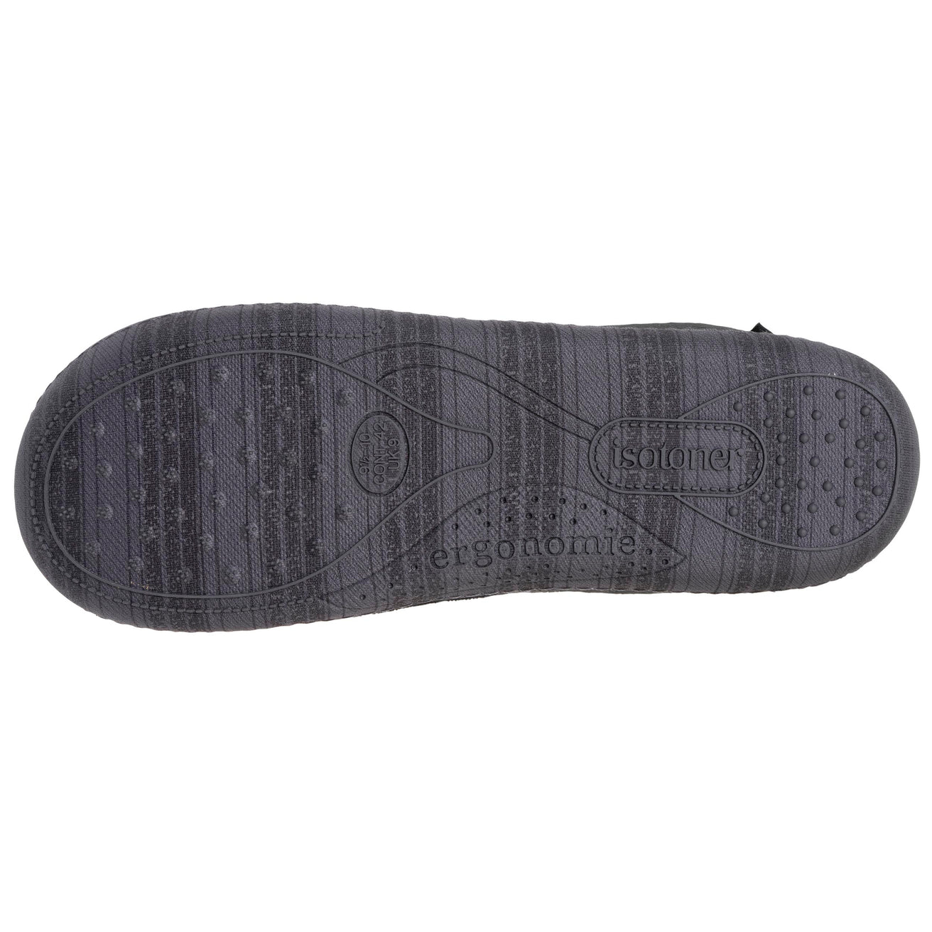 Zapatillas de casa cerradas Hombre tartán Negro