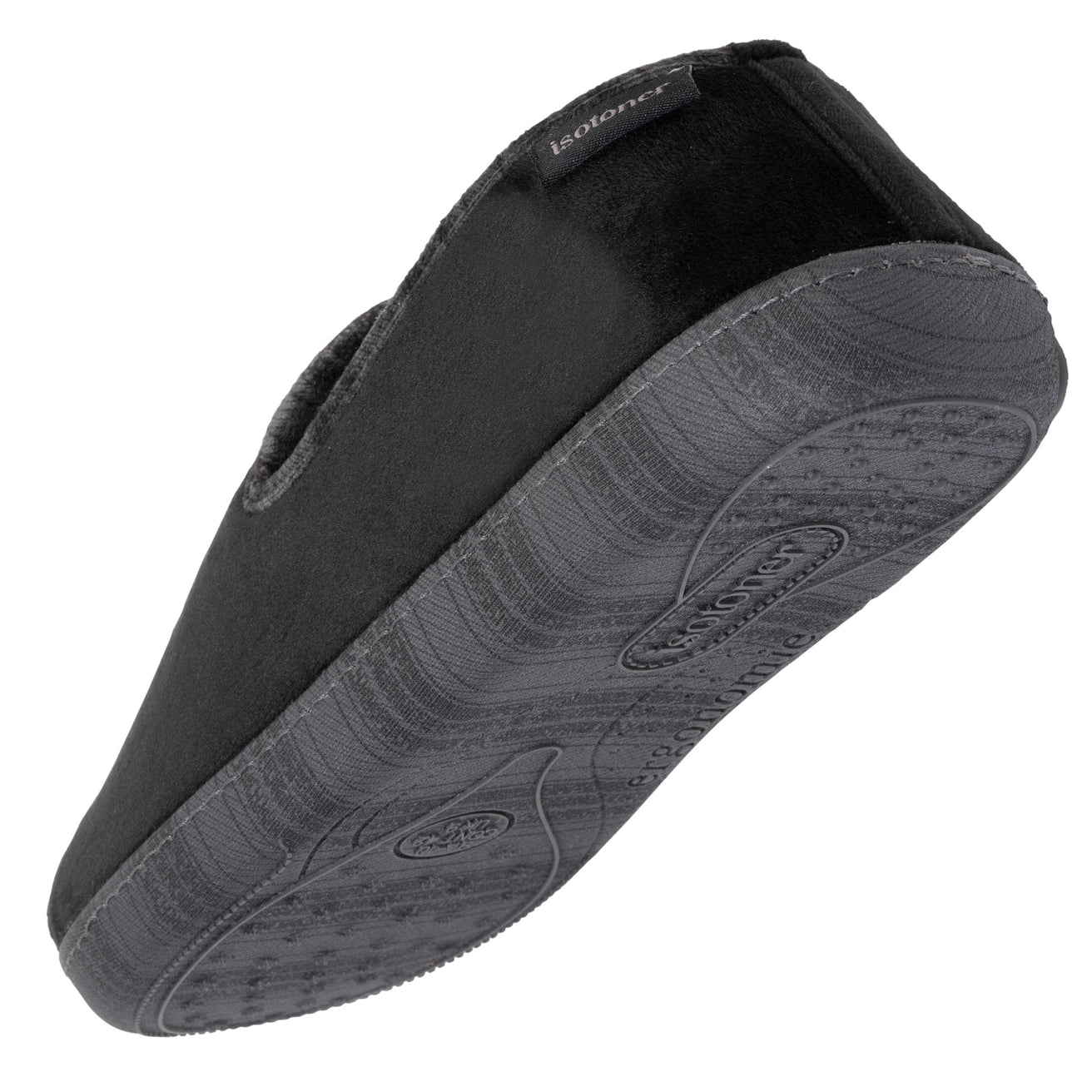 Zapatillas de casa cerradas Hombre tartán Negro