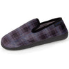 Zapatillas de casa cerradas Hombre Marino jaspeado tartan - Isotoner