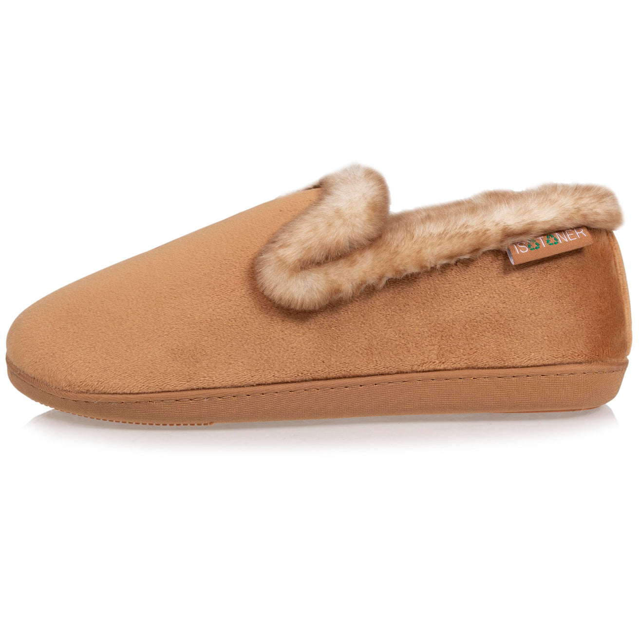 Zapatillas de casa cerradas recicladas Mujer Camel