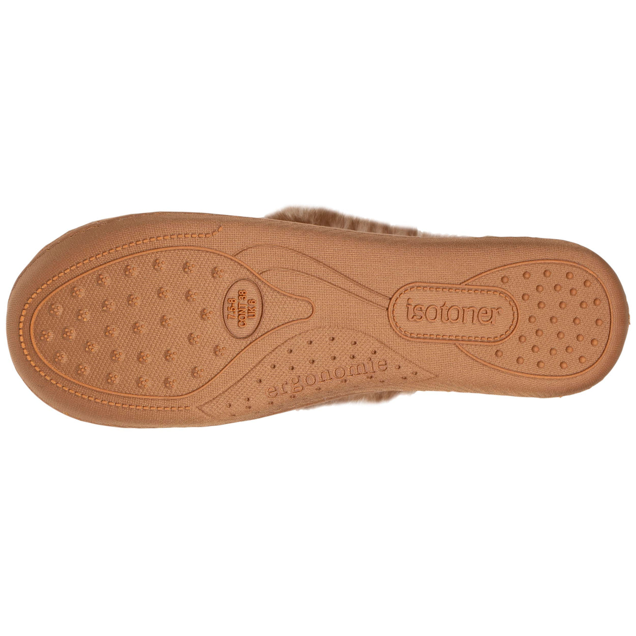 Zapatillas de casa cerradas recicladas Mujer Camel