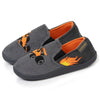 Zapatillas de casa mocasines niños mounstruo gris - Isotoner