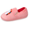 Zapatillas de casa mocasines Niños Mounstruo Gris rose - Isotoner