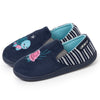 Zapatillas de casa mocasines Niños Mounstruo Gris marine - Isotoner