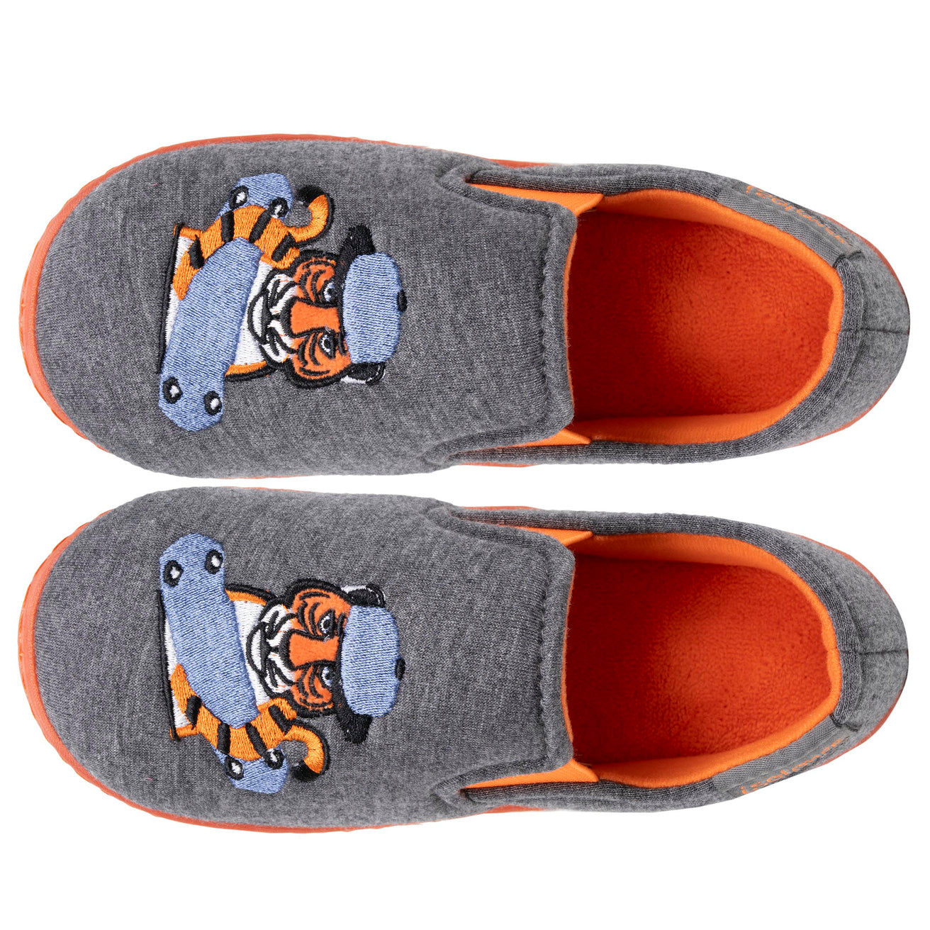 Zapatillas de casa mocasines Niños tigre Gris jaspeado
