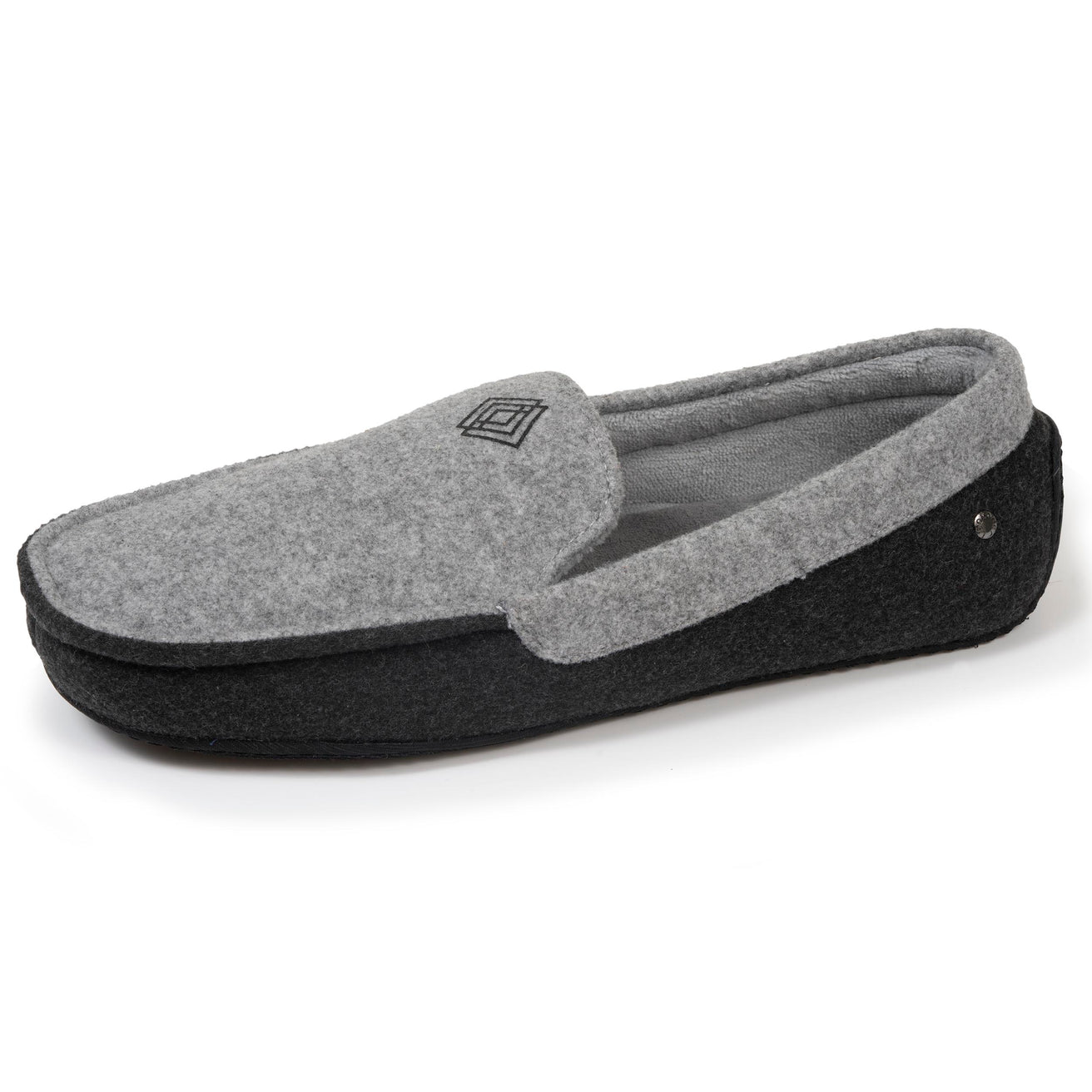 Zapatillas de casa mocasines Hombre Degradado gris