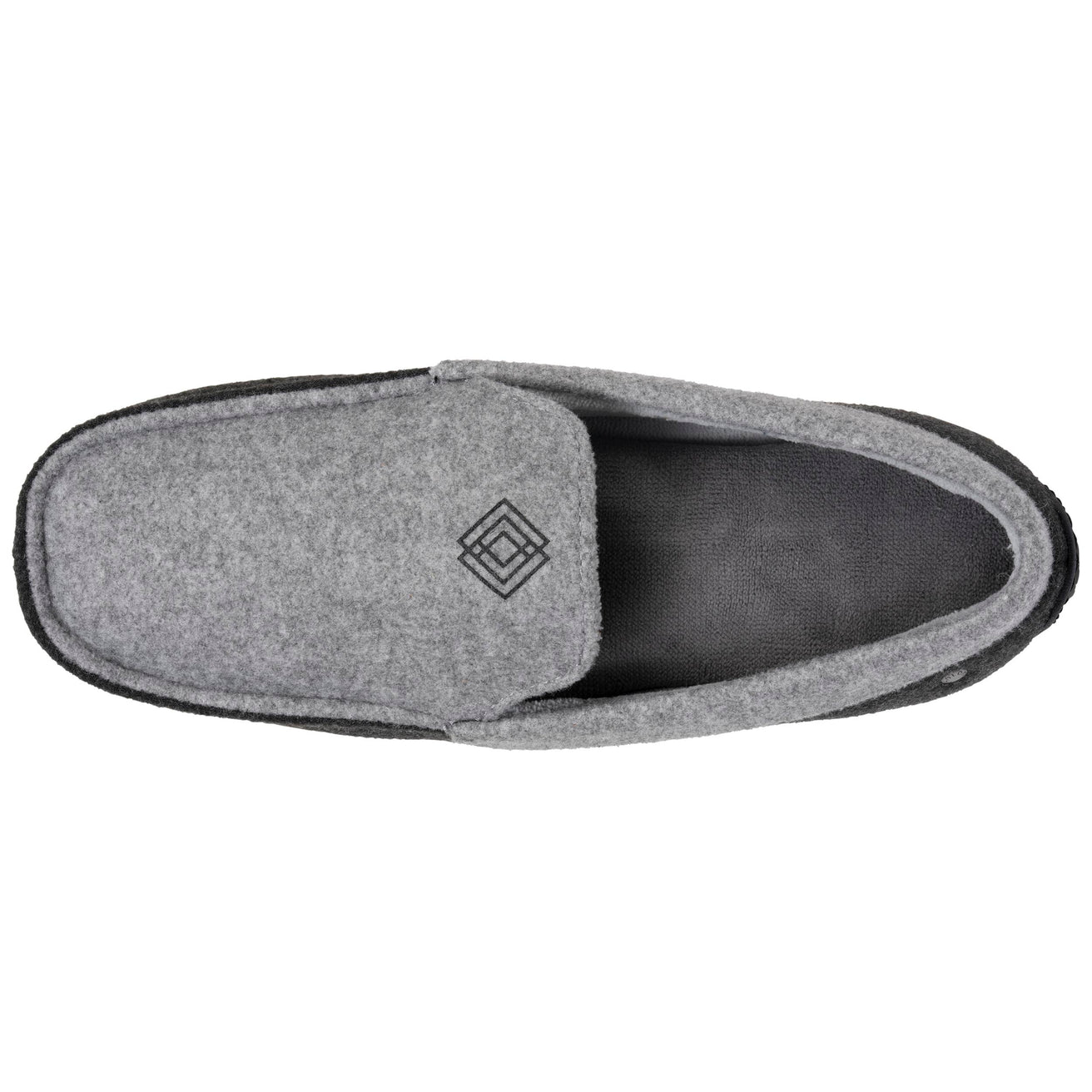 Zapatillas de casa mocasines Hombre Degradado gris