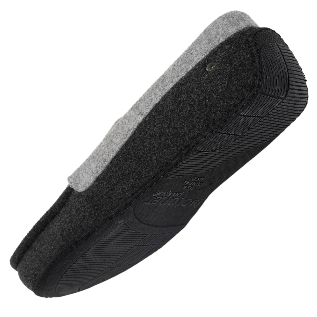 Zapatillas de casa mocasines Hombre Degradado gris