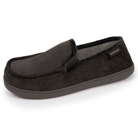 Zapatillas de casa mocasines Hombre Gris/Beige - Isotoner