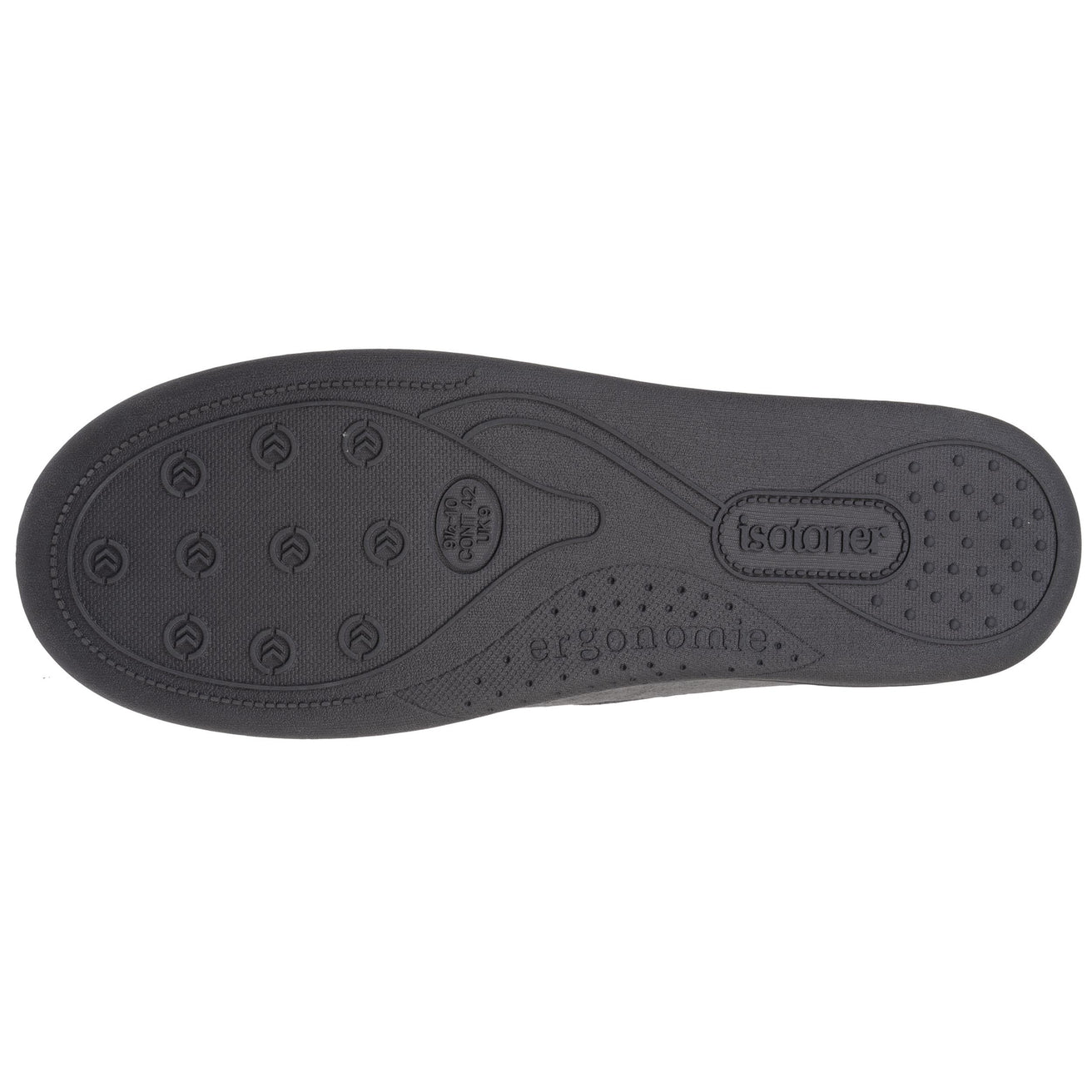 Zapatillas de casa mocasines Hombre terciopelo Gris