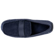 Hombre Mocasines Zapatillas de casa Azul marino moteado