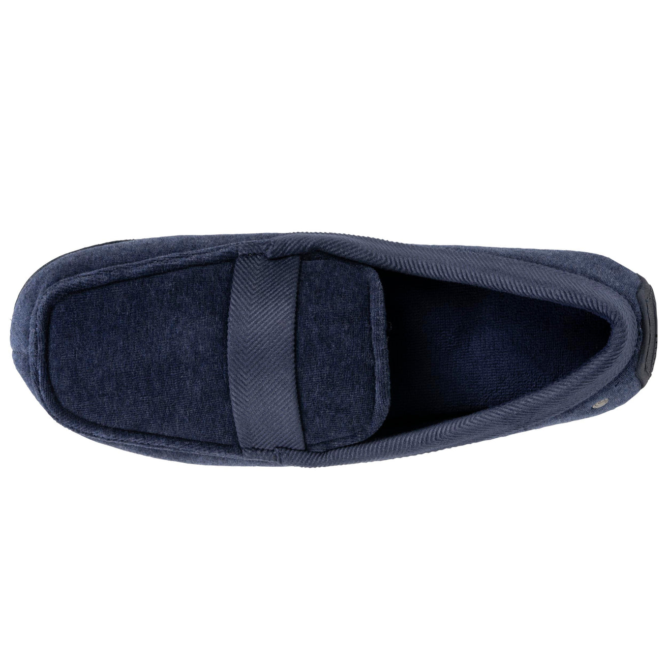Hombre Mocasines Zapatillas de casa Azul marino moteado