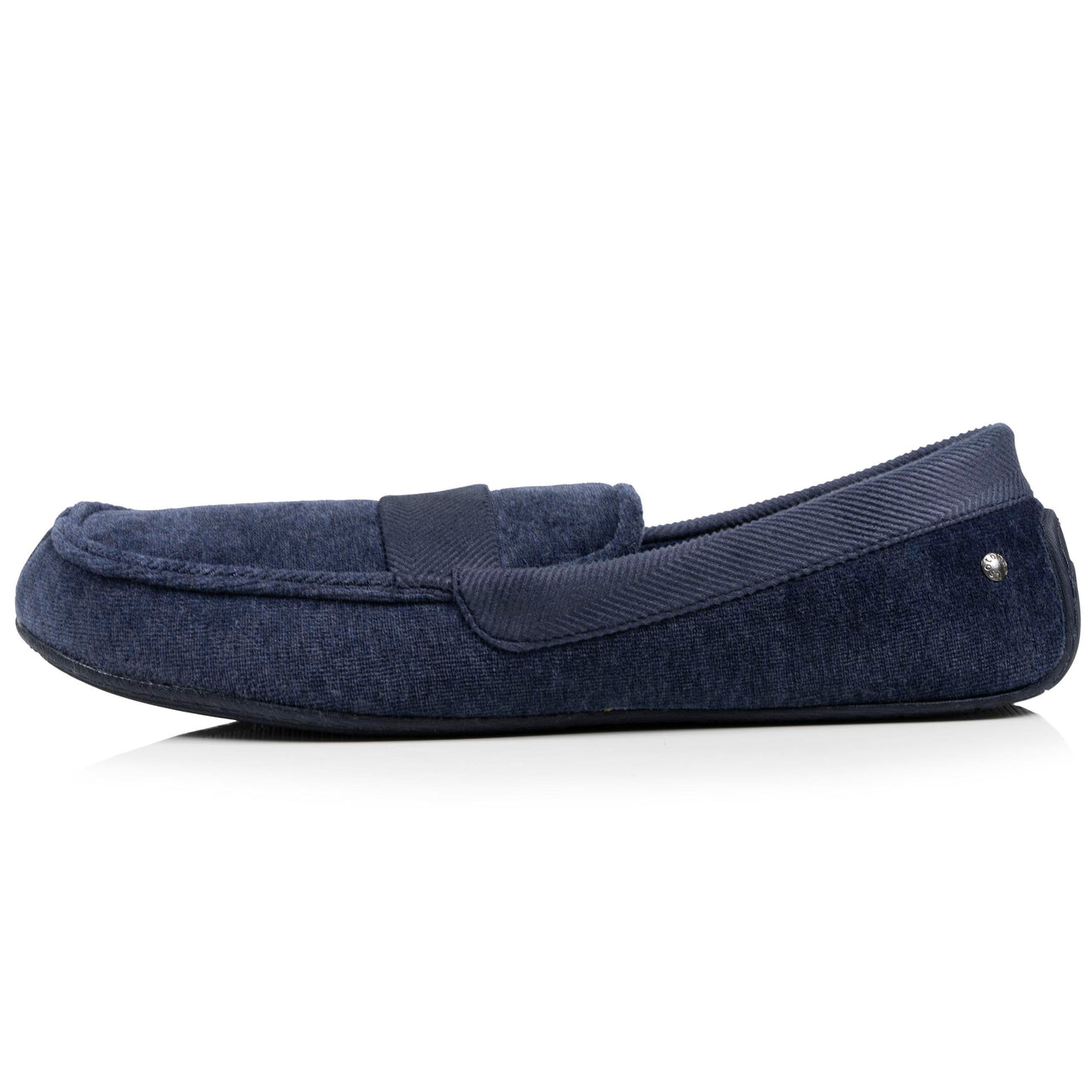 Hombre Mocasines Zapatillas de casa Azul marino moteado