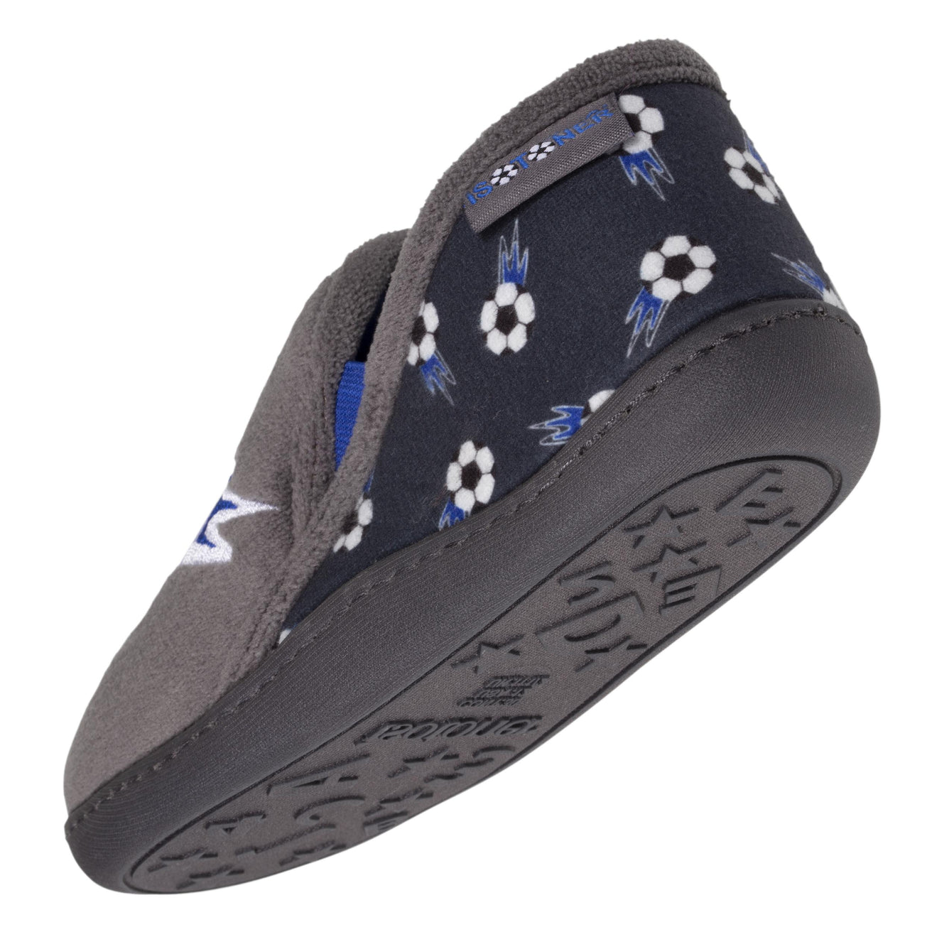 Zapatillas de casa mocasines Niños Pie Gris