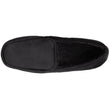 Zapatillas de casa mocasines Hombre terciopelo Negro