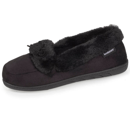 Zapatillas de casa mocasines Mujer Negro - Isotoner