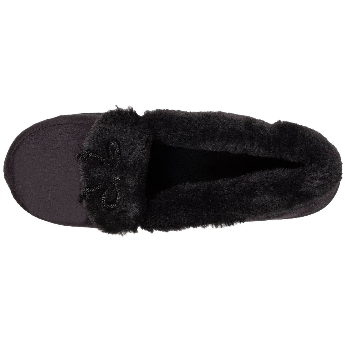 Zapatillas de casa mocasines Mujer Negro