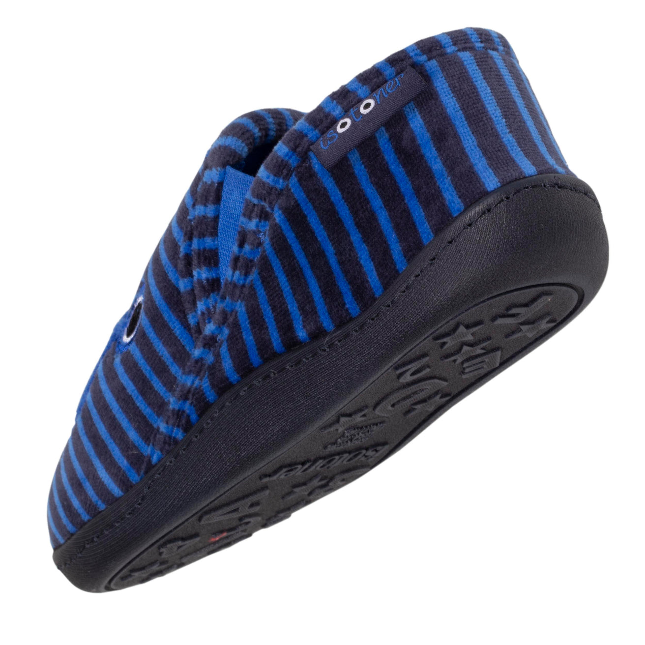 Zapatillas de casa mocasines Niños Mounstruo rayas