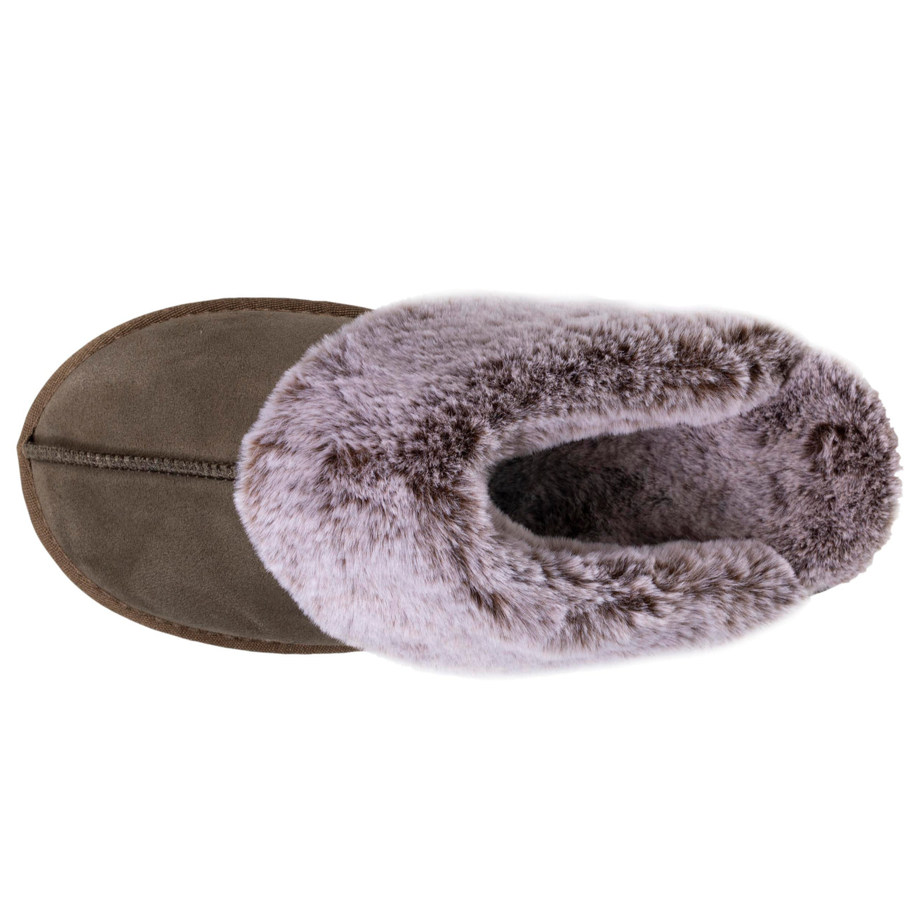 Zapatillas de casa chinelas cuero Mujer Caqui