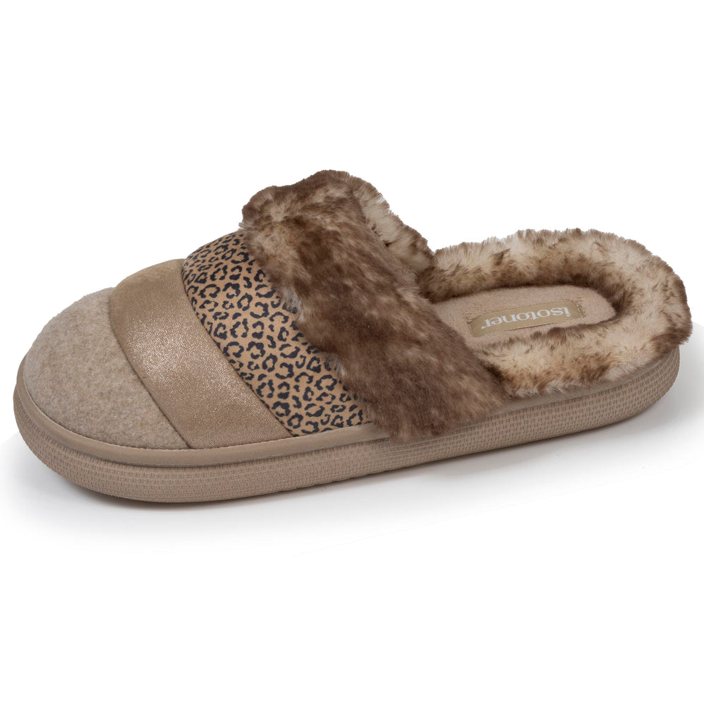 Zapatillas de casa chinelas Mujer BLOUP Beige - Isotoner