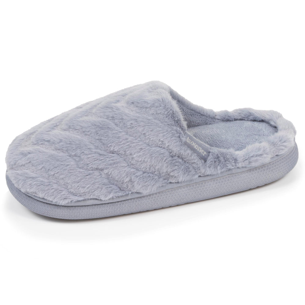 Zapatillas de casa chinelas Mujer BLOUP Gris - Isotoner