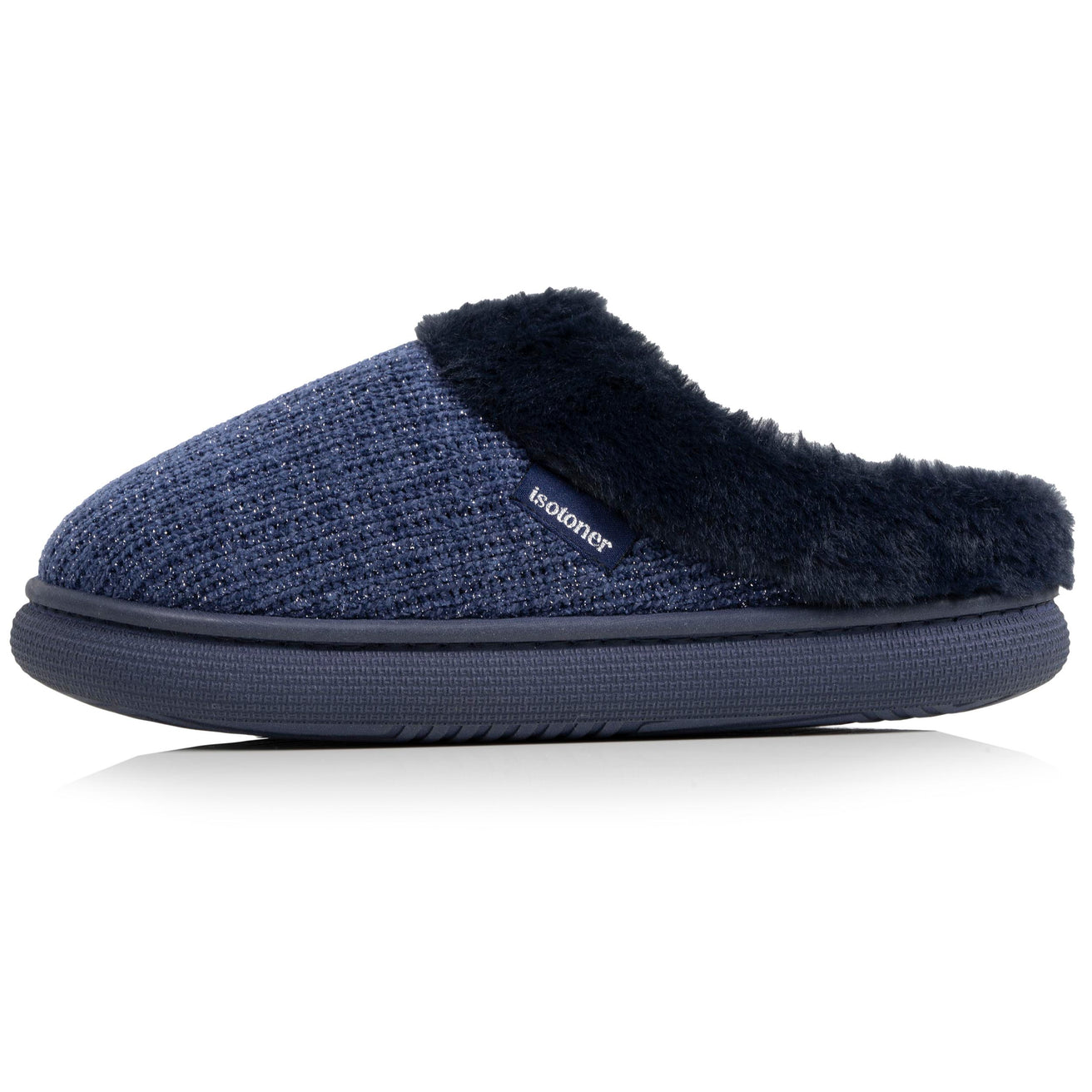 Zapatillas de casa chinelas Mujer BLOUP lurex Marino
