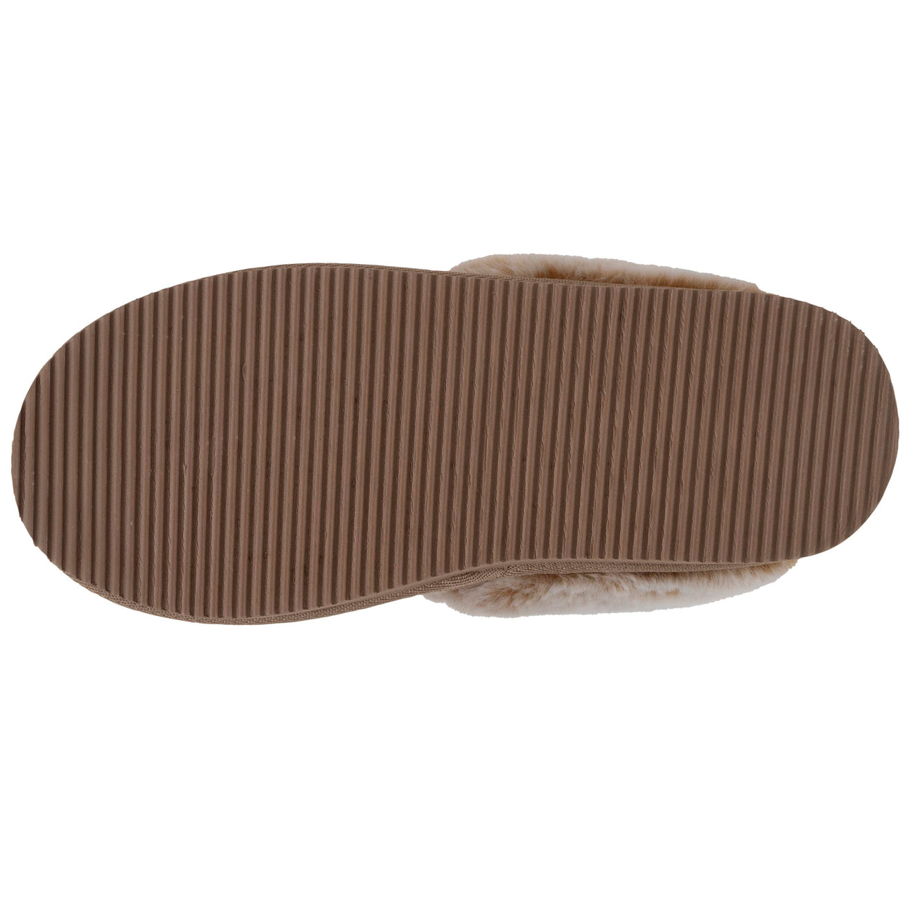 Zapatillas de casa chinelas acolchadas Mujer Beige