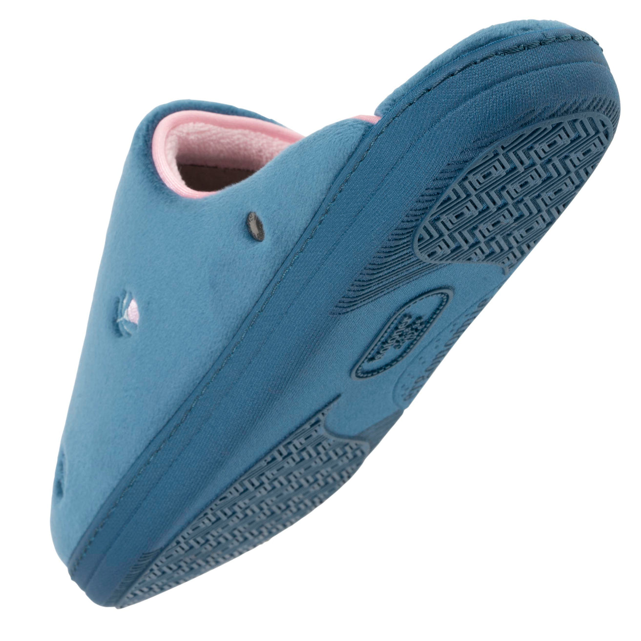 Mujer Chinelas Zapatillas de casa Pato Azul flores