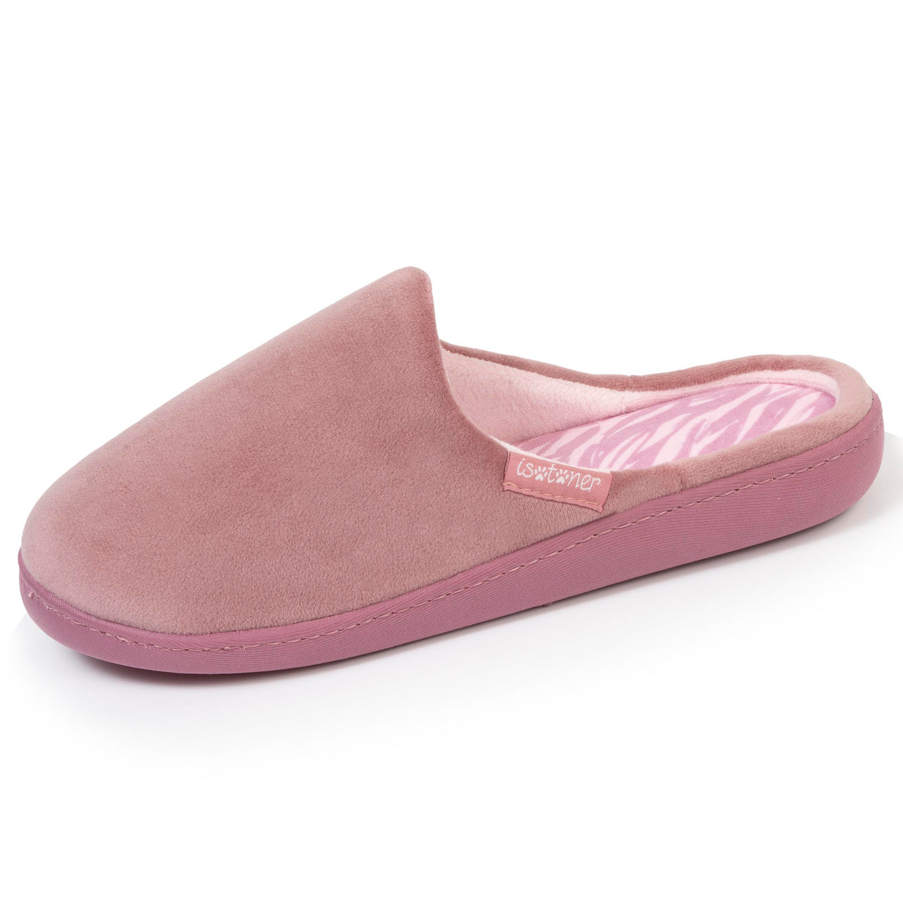 Zapatillas de casa chinelas Mujer Blush cebra