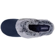 Zapatillas de casa chinelas Mujer Borde forrado Marino