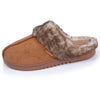 Zapatillas de casa chinelas Mujer Leopardo Beige camel - Isotoner