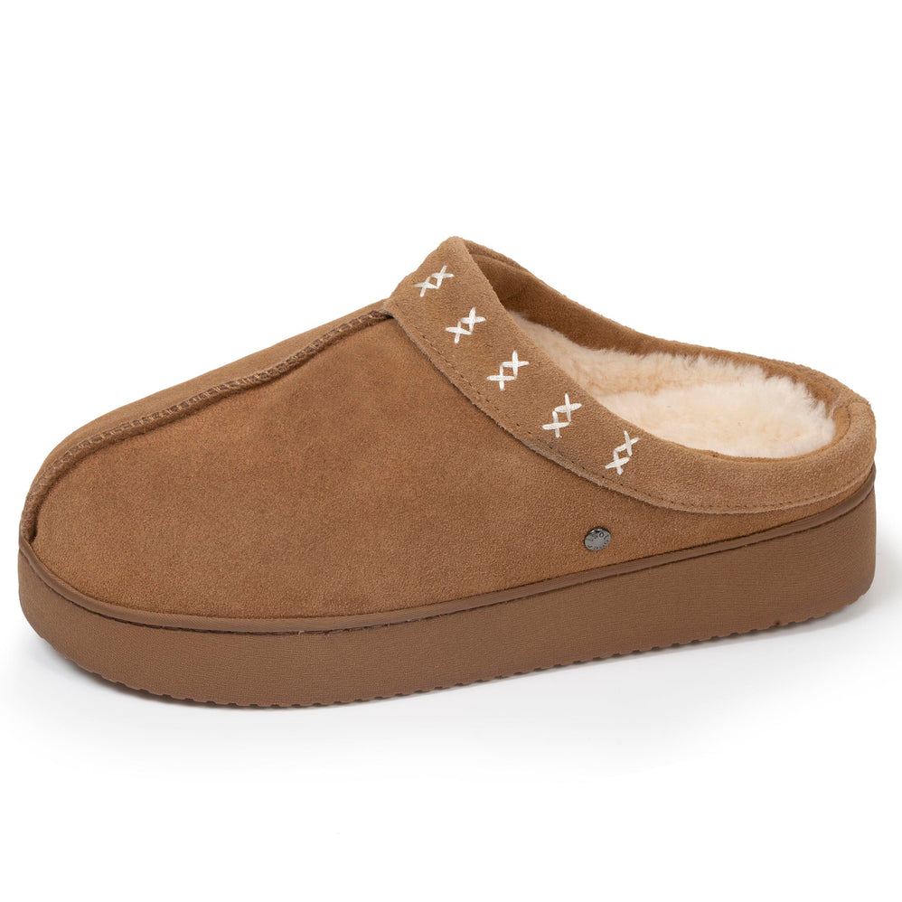 Zapatillas de casa Chinelas Mujer Camel - Isotoner