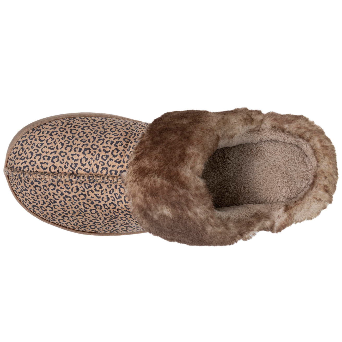 Zapatillas de casa chinelas Mujer Leopardo Beige
