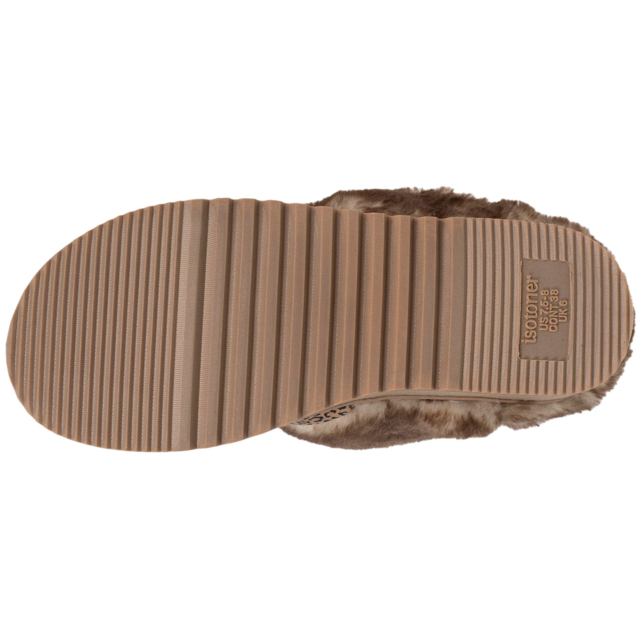 Zapatillas de casa chinelas Mujer Leopardo Beige