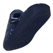 Mujer Chinelas Zapatillas de casa Hoja azul marino