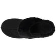 Zapatillas de casa chinelas Mujer Negro forro de piel