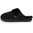 Zapatillas de casa chinelas Mujer Negro forro de piel