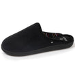 Zapatillas chinelas Mujer Negro interior de rayas
