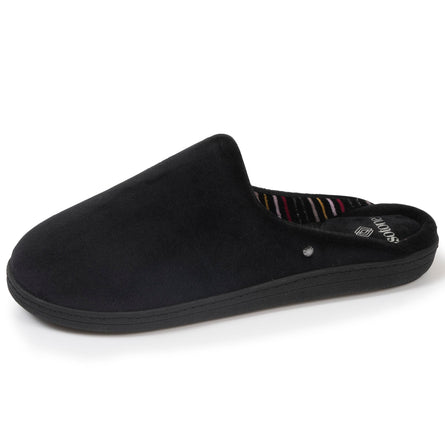 Zapatillas chinelas Mujer Negro interior de rayas - Isotoner