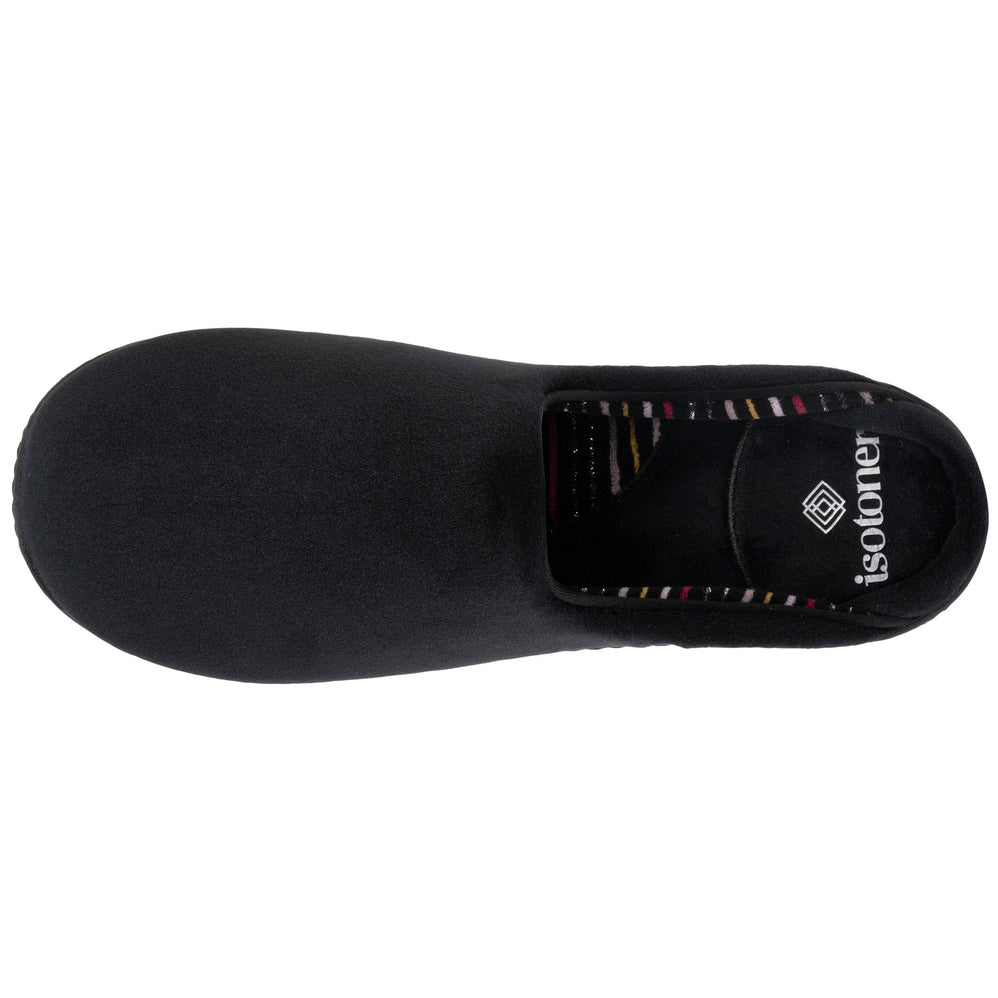 Zapatillas chinelas Mujer Negro interior de rayas - Isotoner