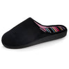 Chaussons-mules-Femme-Noir-rayures-Isotoner-90270_AAG_1
