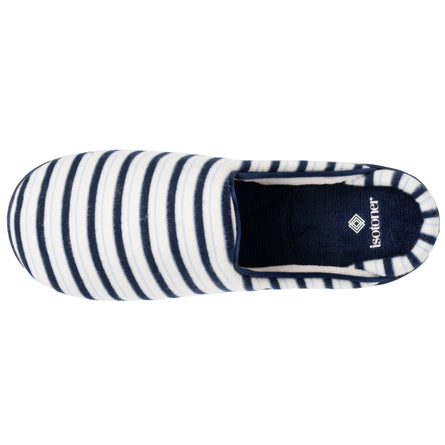 Mujer Chinelas Zapatillas de casa Azul rayas - Isotoner