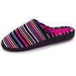 Zapatillas de casa chinelas Mujer Rayas rosa