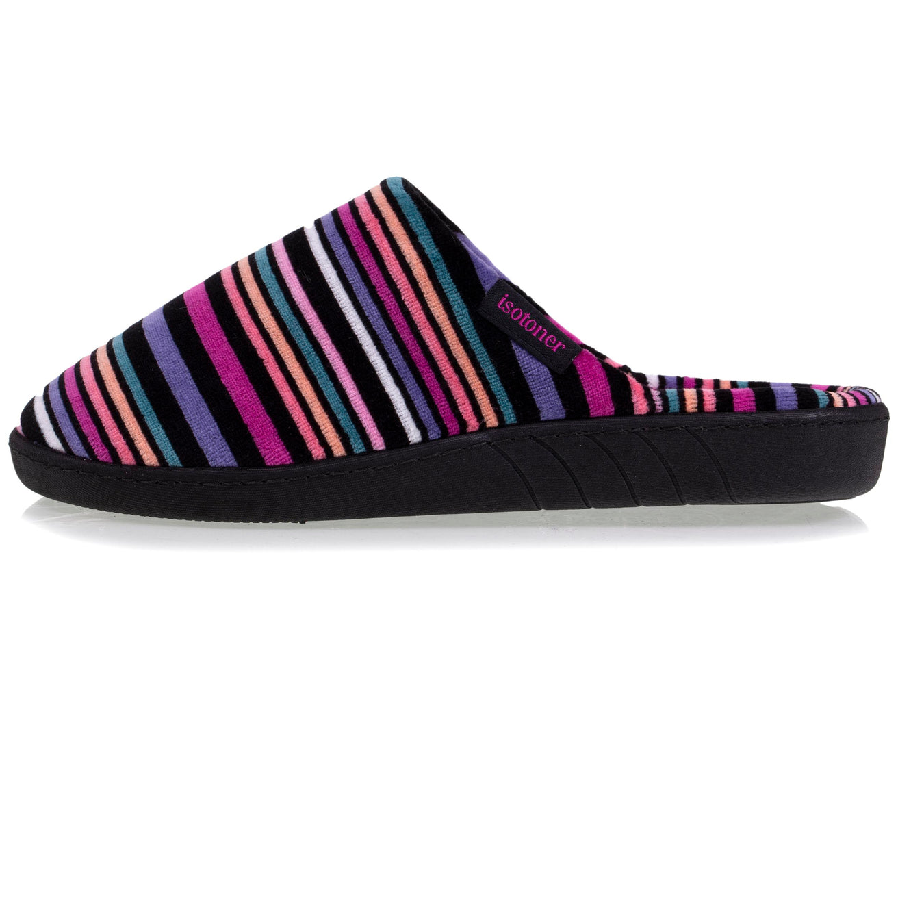 Zapatillas de casa chinelas Mujer Rayas rosa