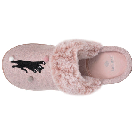 Zapatillas de casa chinelas Mujer Rosa jaspeado - Isotoner