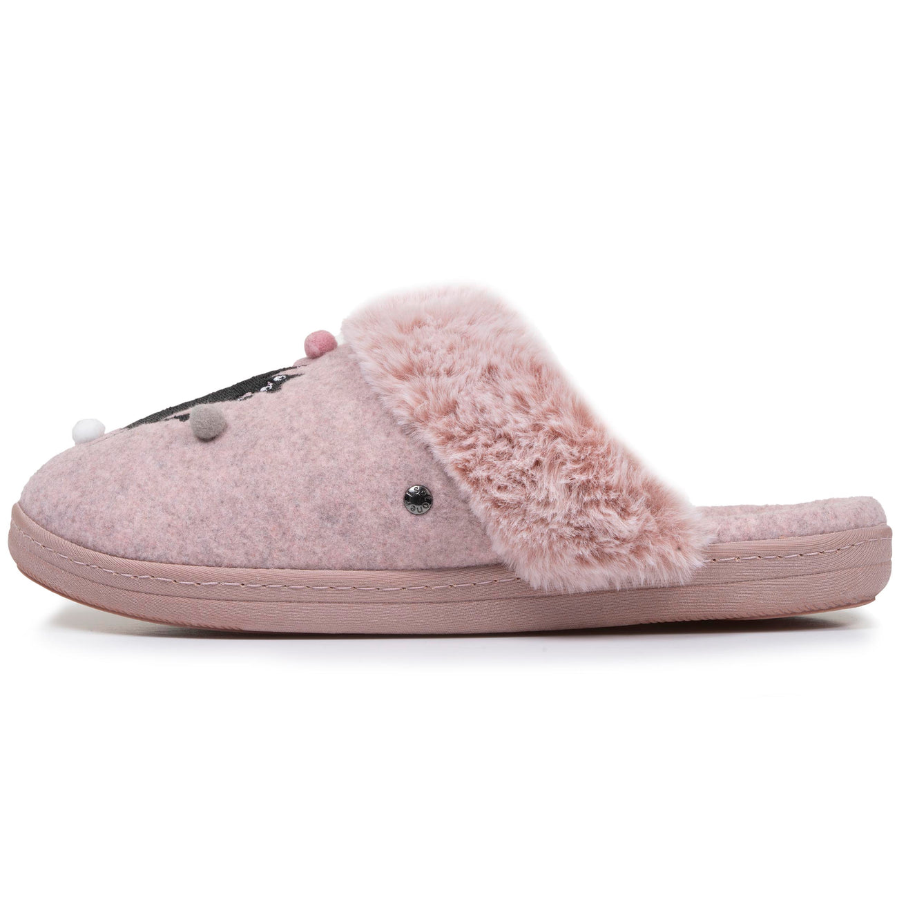 Zapatillas de casa chinelas Mujer Rosa jaspeado