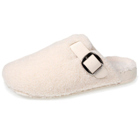 Zapatillas de casa chinelas Mujer Sherpa Marfil - Isotoner