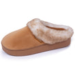 Zapatillas de casa Mujer tacón plataforma Camel